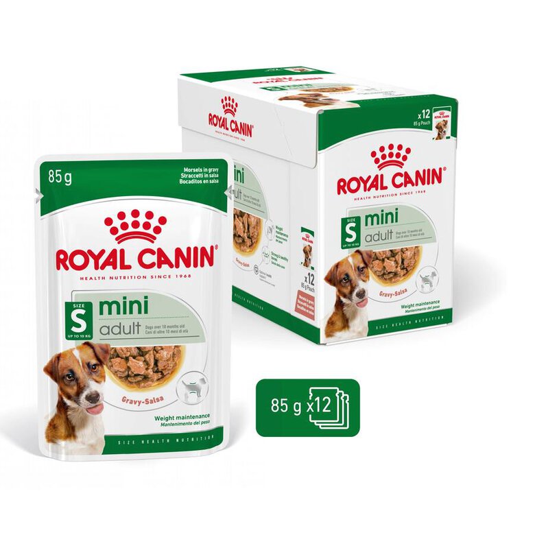 Royal Canin Mini Adult sobre en salsa para perros, , large image number null